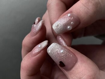 クレモアネイル 浦和店(CLEMORE NAIL)/パールラメグラデーション