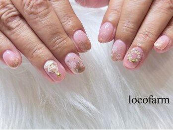 ロコ ファーム(loco farm)/クリスマスネイル