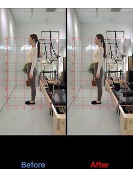 ピラティスエルエー(pilates LA)/たった1回のビフォーアフター