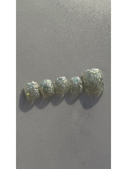 ネイルズキュー(NAILS CUE)/秋ネイル/ピスタチオグリーン