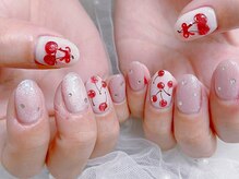 レナトゥス(Renatus)/さくらんぼネイル　べっ甲