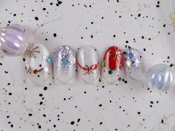 ショコ アンド ラム(Syoko&Lum)/★お正月ネイル★