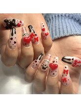 レイネイル 岐阜茜部店(RAY NAIL)/チョコ×ハート