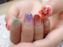 アミュリー ネイル アトリエ(Amury nail atelier)/カラフル★ラメシュガーネイル♪