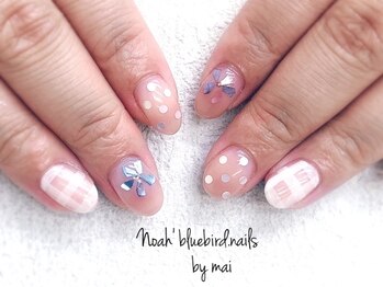 ノアブルーバードネイルズ(Noah' bluebird .nails)/ガーリー♪ネイル