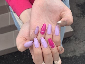 スノー ドロップ(Snow drop)/ピンクネイル