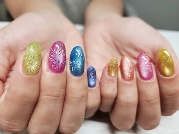 ネイルプラスユウ(NAIL+U)/花火