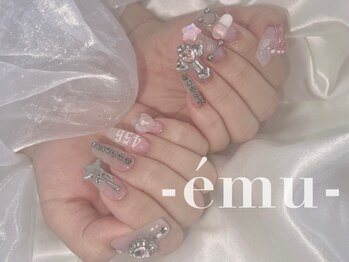 エミュ(emu)の写真/最新パーツも随時追加♪季節に合わせたイベントのネイルデザインもお任せ♪あなたのイメージ通りの指先へ☆