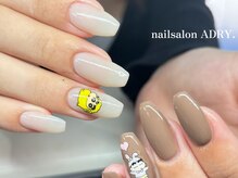 アドリー ラパン(ADRY./ Lapin)/ワンカラー ＋ シール