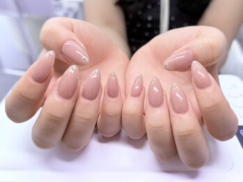ティーナインワンネイル 名古屋太閤通店(T.91Nails)の写真/【ワンカラー¥4200/お友達と一緒にご予約限定ワンカラー¥3700/人】イベント・ご予定前に指先をお洒落に☆