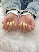 アトリエハルミナ バイ バラ 三島店(atelierharumina by valla)/イエローネイル／ワンカラー