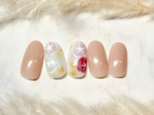 ネウィ ネイル 銀座(newi nail)/パラジェル　アサガオネイル
