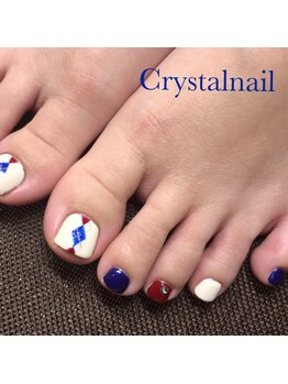 クリスタルネイル ボンベルタ橘店(CRYSTAL NAIL)/アーガイルネイル