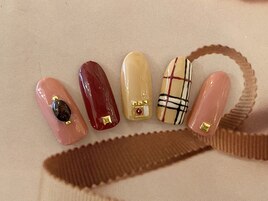 チェックネイル