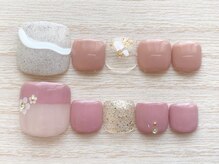 アイラッシュアンドネイルサロン レテ(eyelash & nailsalon L'ete)/フット定額コース☆フットバス付