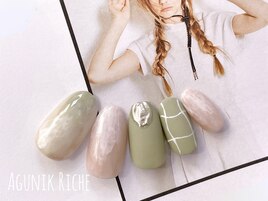 【ニュアンスネイル】