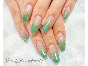 アイラッシュ アンド ネイル リボン 池袋店(RibboN)/[52]ラメグラデ　¥4490