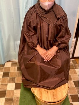 サロン優の写真/【ご新規様:よもぎ蒸し(ハーブ足湯付き)¥3000☆】冷え・むくみ・女性特有のお悩みにも効果的♪