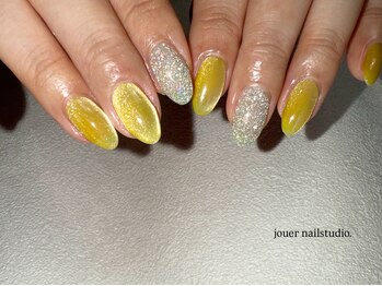 ジュエ ネイルスタジオ(jouer nailstudio.)/うる艶マグフラッシュ