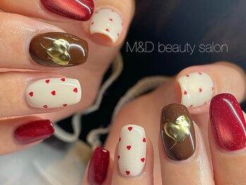エムアンドディビューティサロン 銀座店(M&D)/バレンタインネイル
