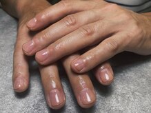 オムネイル 渋谷(HOMME NAIL)/クリアジェル ¥4.400