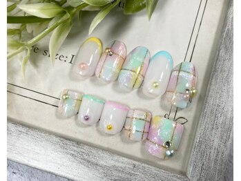 ネイルサロン ビューティーマジック 川口店の写真/1本から長さ出し対応◎スカルプ又はハードジェルが選べる長さ出し！深爪やそり爪などのお悩みも即解決♪