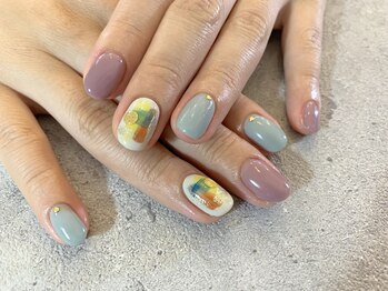 ベゼル(bezel.)/手描きニュアンス