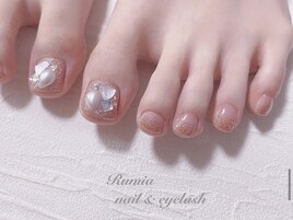 親指２本アートフット