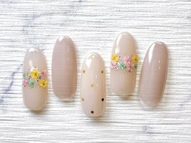 押し花ネイル