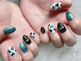 ブルーネイル　べっ甲