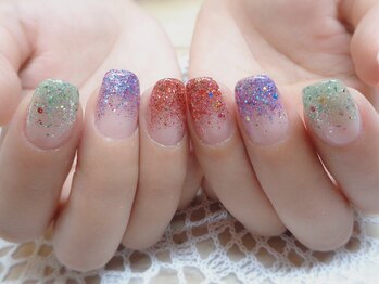 アミュリー ネイル アトリエ(Amury nail atelier)/カラフルラメMix★