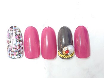 ネイルプラータ(Nail Plata)/大人ツイードネイル【7780】