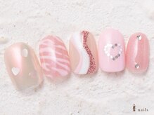 アイネイルズ 横浜WEST店(I-nails)/ピンクキラキラネイル9480円