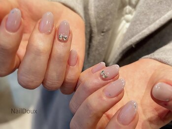 ネイル ドゥ 岡山駅前店(Nail Doux)/リボンネイル