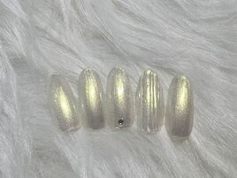 シンプルバカラネイル