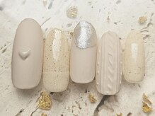 プロモート 岡山城下店(Promote)/ニット×ラメニュアンス冬ネイル
