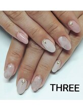 ネイルアンドまつげエクステ専門サロン スリー(THREE)/タイダイアート