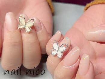 ネイルニコ(nail nico)/スキンカラーのシンプルネイル