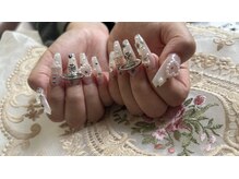 ユナ(YUNA)/長さ出し、アートデザイン