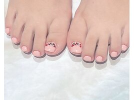 フットネイル♪ハート♪