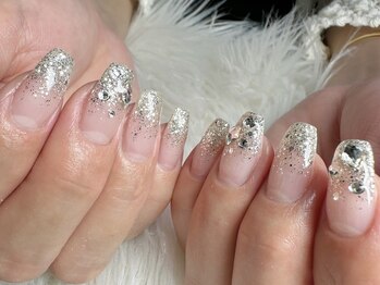 ルルエオノ(Lulu eono)/シルバーラメグラデ