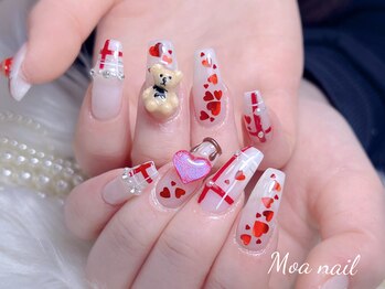 モアネイル(Moa nail)/バレンタインネイル