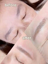 シュエット アイラッシュデザイン(Chouette eyelash design)/眉で変わる