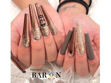 バロン 心斎橋店(BARON)/ブラウンミラーネイル