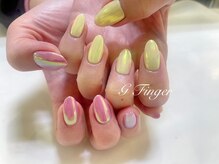 ジーフィンガー 大井町店(G Finger)/ピンクとイエロー春色ミラー♪