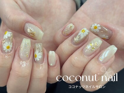 ココナッツネイルの写真