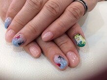 シャンネイルケアサロン(Shan Nail caresalon)/夏　金魚＆カエルネイル