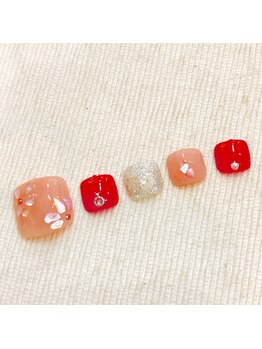 ピンキー(PINKY)/シェルフラワーフット