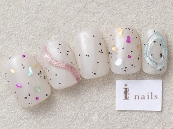 アイネイルズ 三宮店(I nails)/つぶつぶぷっくり￥8500