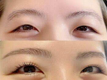 シーアットシュシュ(C at Chouchou)/まつげパーマ＋眉デザインWax